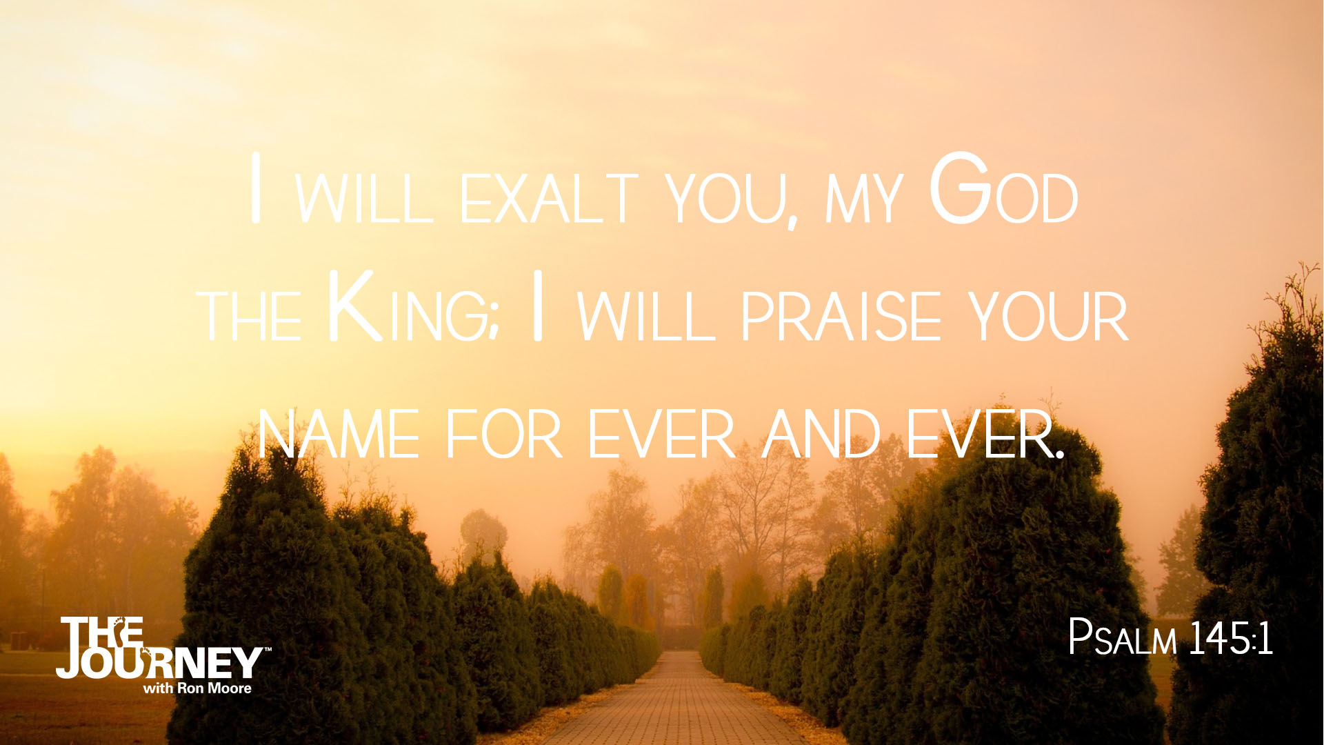 Experiencing God’s Goodness - The Journey with Ron Moore